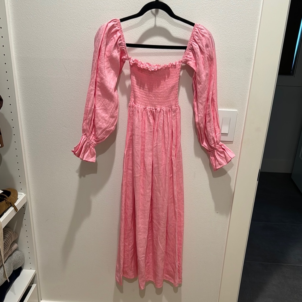 Linen Midi Dress